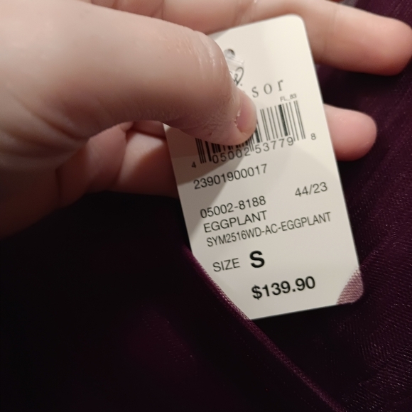 Windsor Hadley V-Neck Ruffled A-Line Tulle Formal Dress - Picture 8 of 11